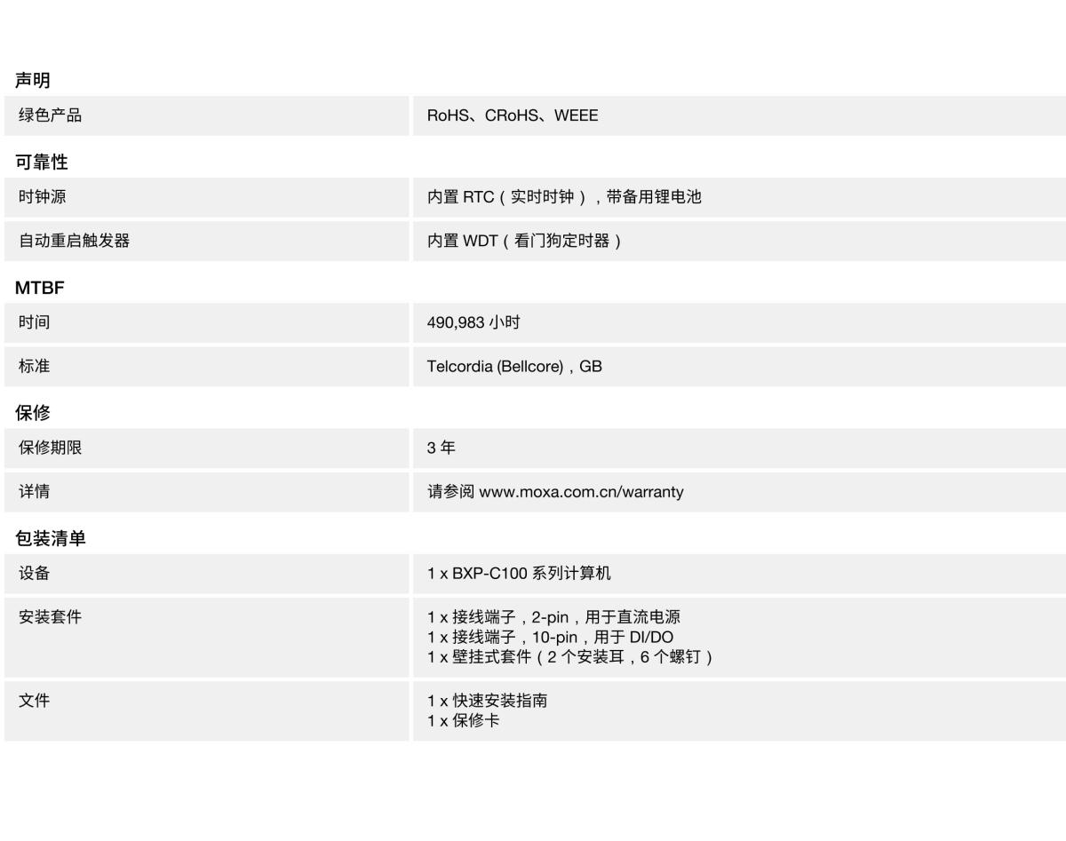 MOXA摩莎BXP-C100 系列紧凑型壁挂式计算机，采用 Tiger Lake 第 11 代 Intel® Core™ 处理器基础型号和多接口型号