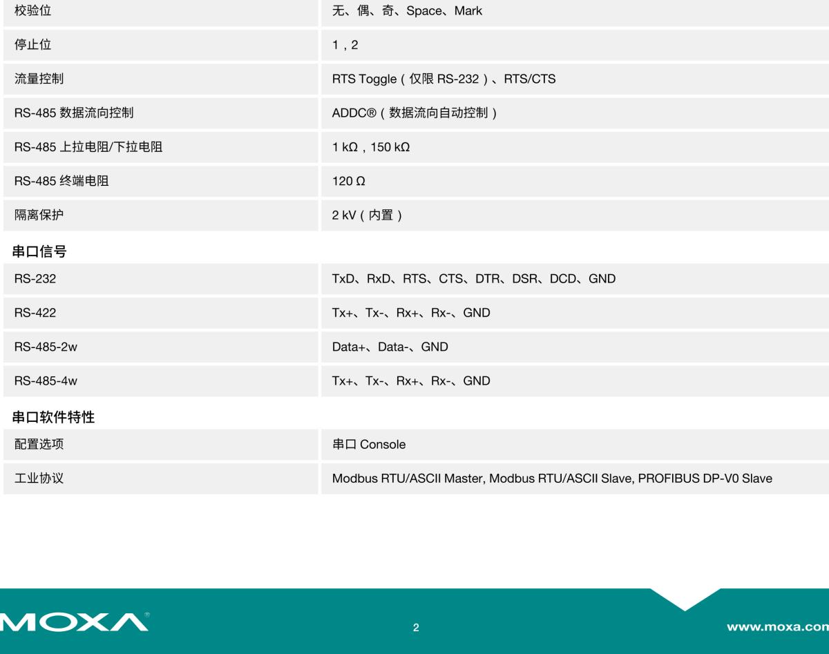 MOXA摩莎MGate 5111 系列1 端口 Modbus/PROFINET/EtherNet/IP 转 PROFIBUS slave 网关