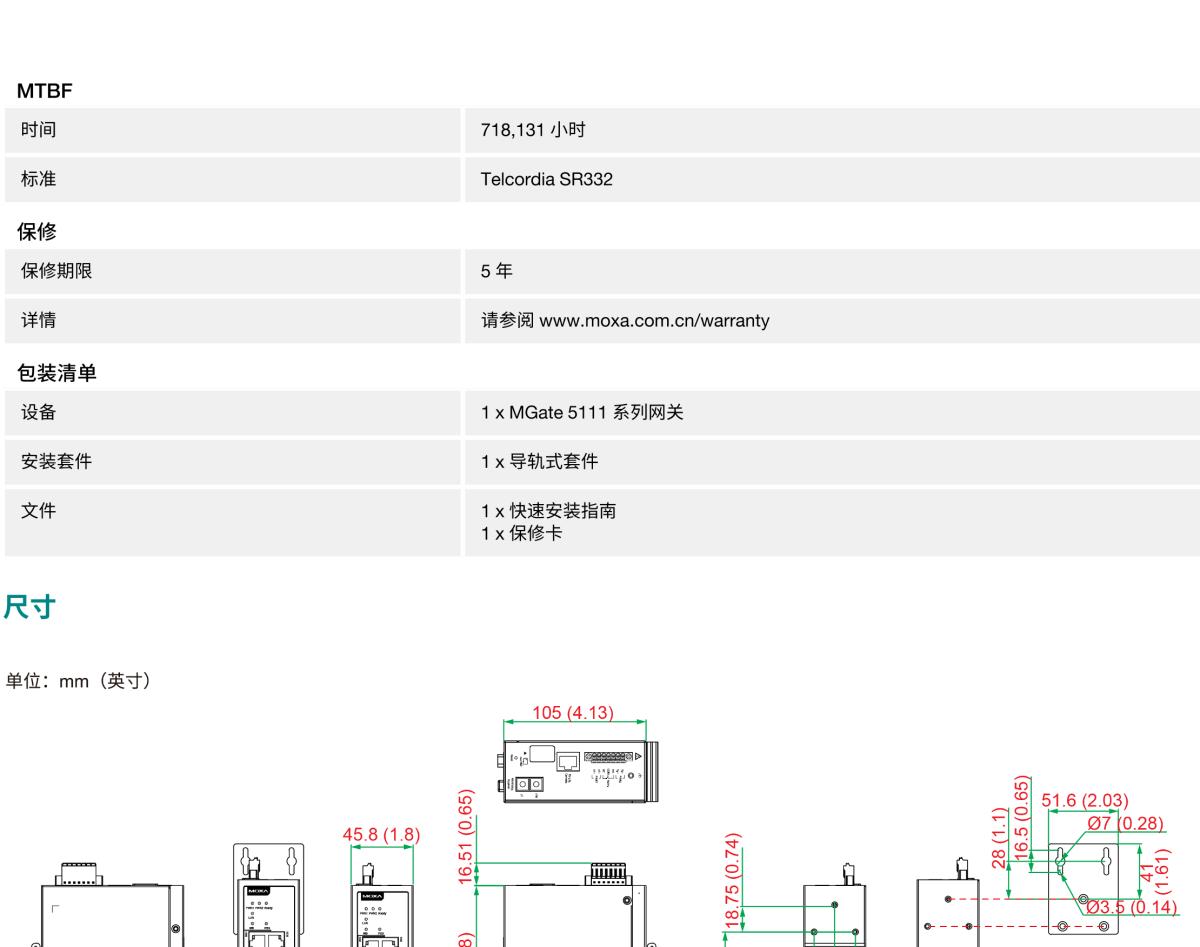 MOXA摩莎MGate 5111 系列1 端口 Modbus/PROFINET/EtherNet/IP 转 PROFIBUS slave 网关