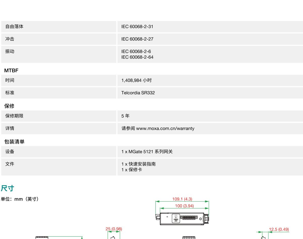 MOXA摩莎MGate 5121 系列1 端口 CANopen/J1939 转 Modbus TCP 网关