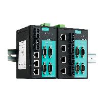 MOXA摩莎NPort S8000 系列4 端口设备联网服务器，集成网管型以太网交换机功能