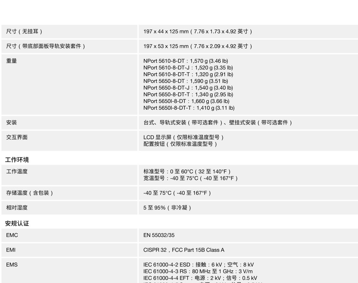 MOXA摩莎NPort 5600-DT 系列8 端口 RS-232/422/485 串口设备联网服务器