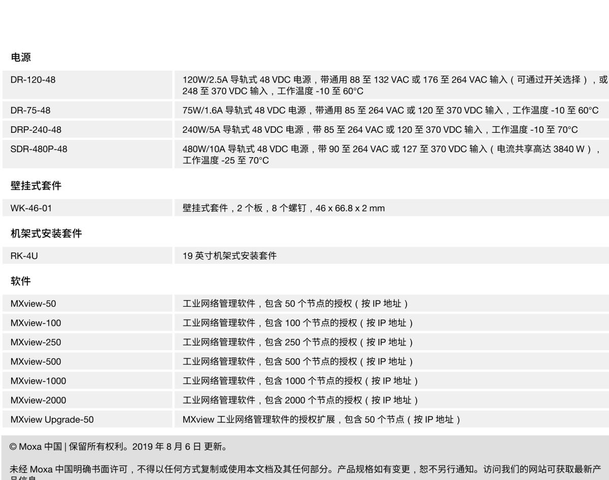 MOXA摩莎EDS-P510A 系列8+2G 端口千兆 PoE+ 网管型以太网交换机，带 8 端口 IEEE 802.3af/at PoE+