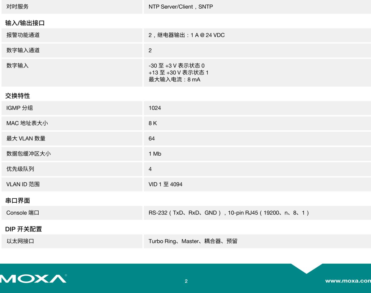 MOXA摩莎EDS-P510 系列7+3G 端口千兆 PoE 网管型以太网交换机，带 4 端口 IEEE 802.3af PoE