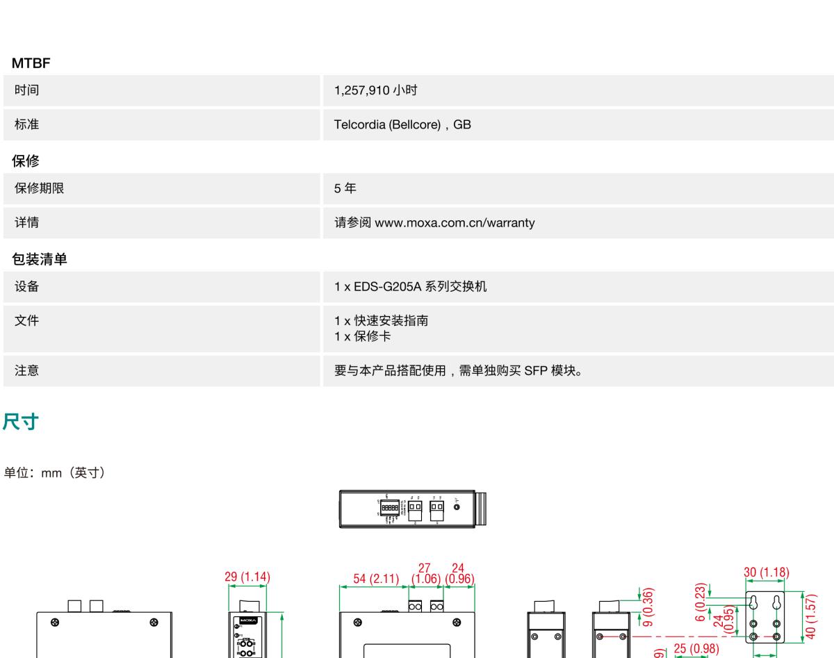 MOXA摩莎EDS-G205A 系列5 端口全千兆非网管型工业以太网交换机，带 4 端口 IEEE 802.3af/at PoE+