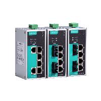 MOXA摩莎EDS-P206A 系列6 端口非网管型工业以太网交换机，带 4 端口 IEEE 802.3af/at PoE+
