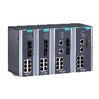 MOXA摩莎PT-510 系列IEC 61850-3 10 端口二层网管型导轨式工业以太网交换机