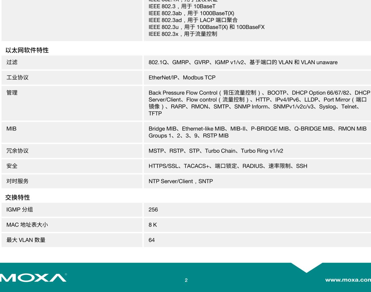 MOXA摩莎PT-510 系列IEC 61850-3 10 端口二层网管型导轨式工业以太网交换机