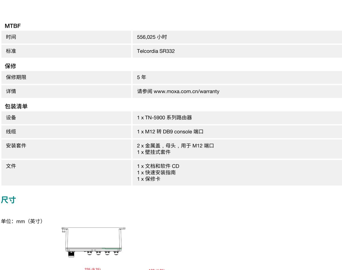 MOXA摩莎TN-5900 系列EN 50155 16 端口 NAT 路由器