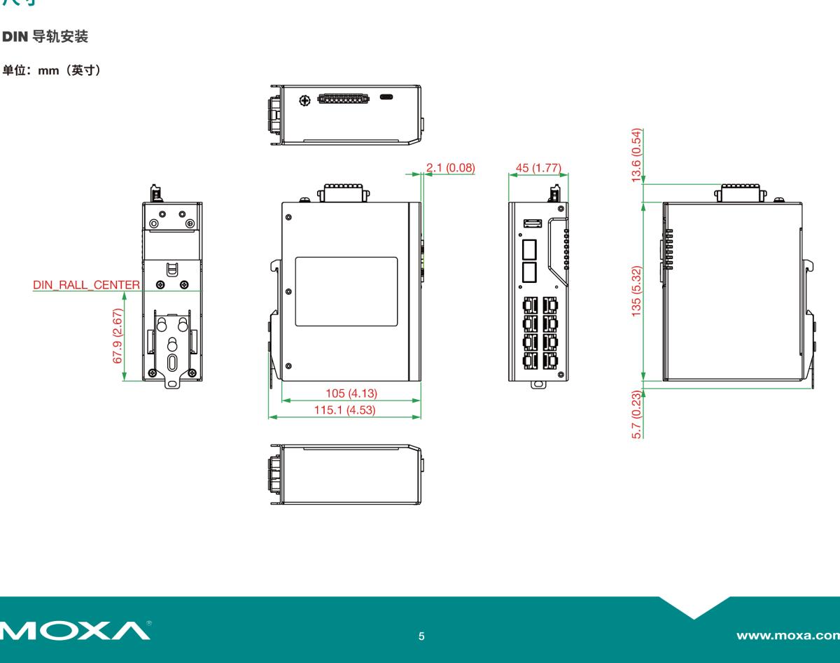 MOXA摩莎EDR-8010 系列8 FE 电口和 2 GbE SFP 多端口工业安全路由器